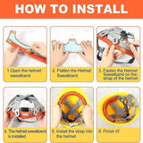 Helmet Sweatbands Hard Hat Welding Replace Air Cushion Pad