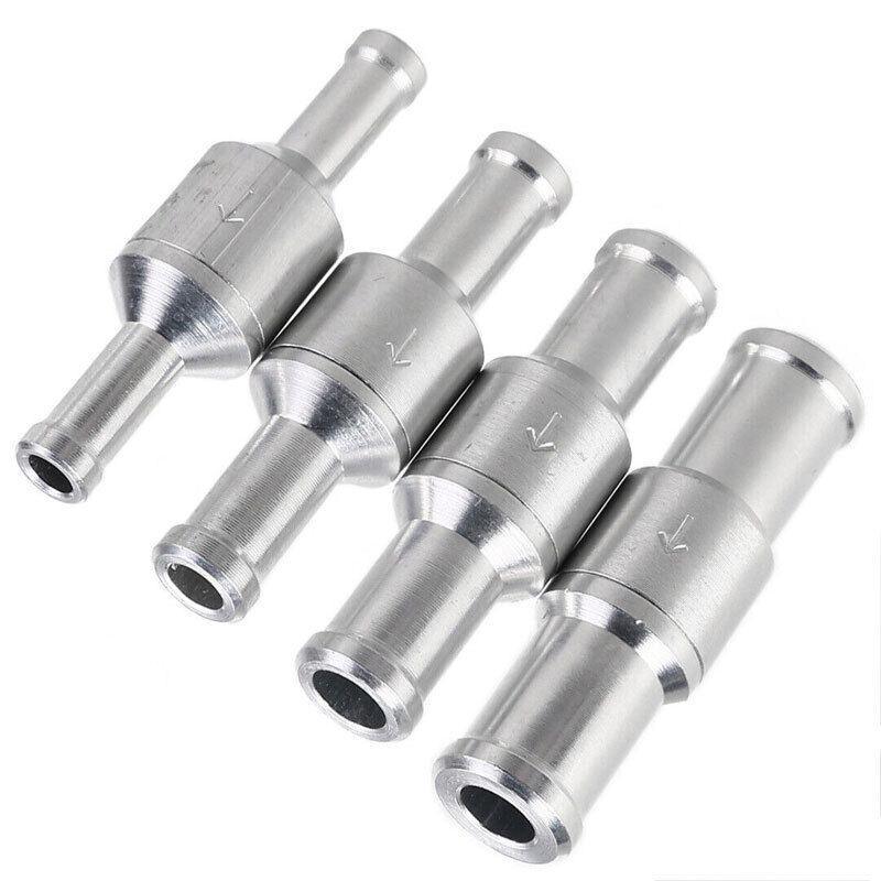 2X 6 8 10 12mm Aluminum One Way Fuel Non Return Check Valve