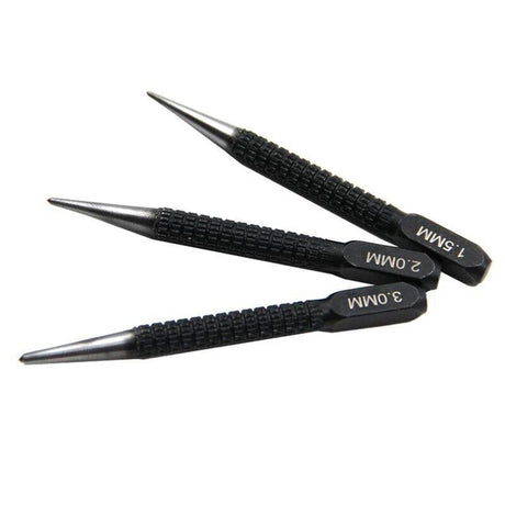 3PCS Nail Centre Punch Set for Wood and Metal