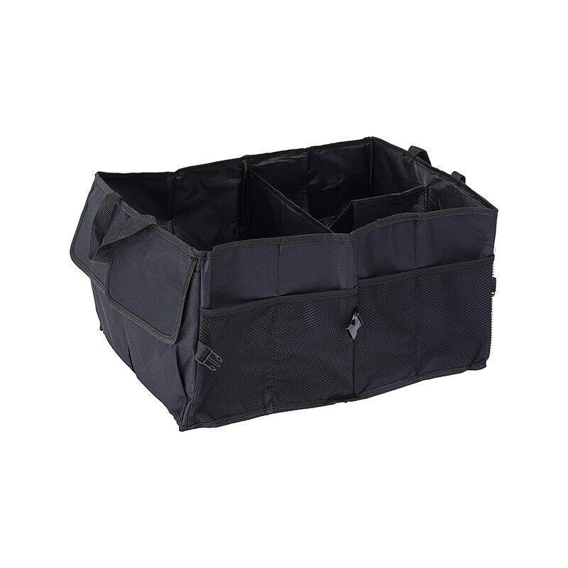 Car Boot Organiser Partition Collapsible Storage Box Trunk Bag Tool Multipurpose