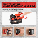 5Pcs Milwaukee M18 18V Battery Mount Holder Stand Organizer