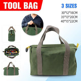 Waterproof Canvas Tool Bag S/M/L Portable Heavy Duty Storage
