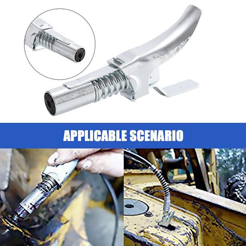 Grease Gun Coupler Quick Release One Hand 1/8 NPT 10000psi