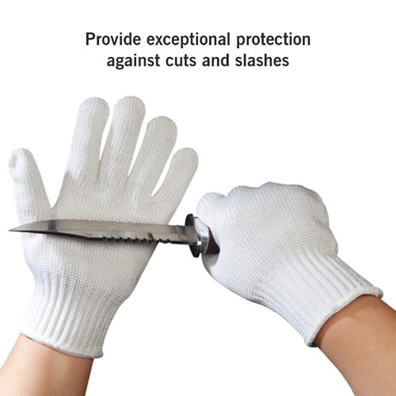 Anti Cutting Gloves Cut Resistant Level 5 Kitchen Butcher Protection Medium