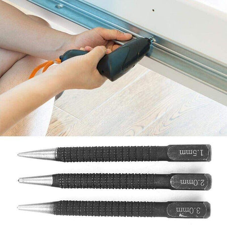 3PCS Nail Centre Punch Set for Wood and Metal