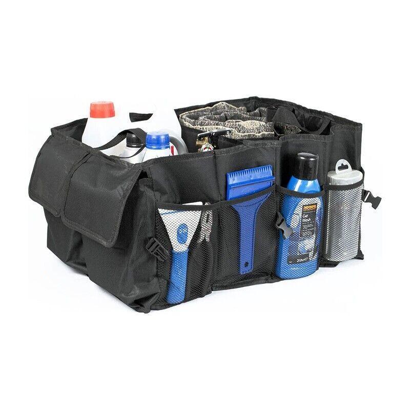 Car Boot Organiser Partition Collapsible Storage Box Trunk Bag Tool Multipurpose