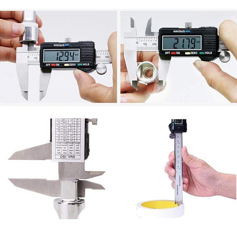 Stainless Steel LCD Digital Electronic Vernier Caliper Micrometer 150MM