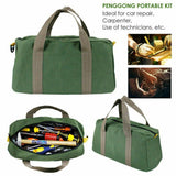 Waterproof Canvas Tool Bag S/M/L Portable Heavy Duty Storage