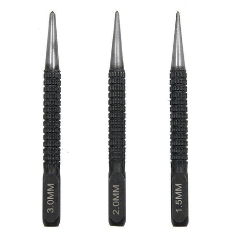 3PCS Nail Centre Punch Set for Wood and Metal