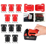 5Pcs Milwaukee M18 18V Battery Mount Holder Stand Organizer