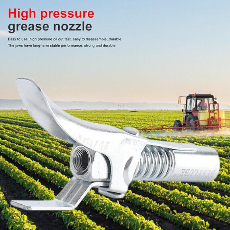 Grease Gun Coupler Quick Release One Hand 1/8 NPT 10000psi