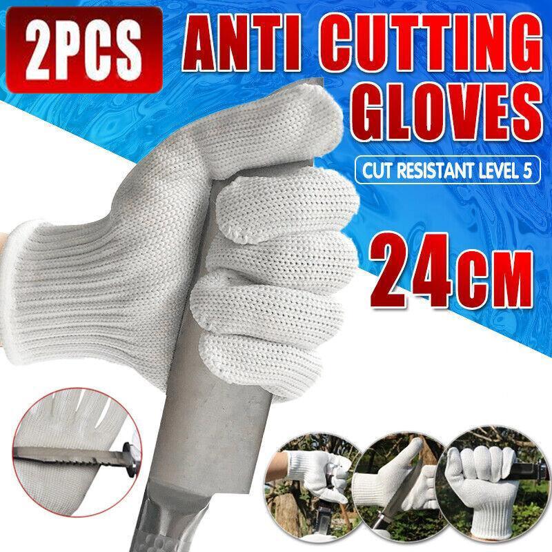 Anti Cutting Gloves Cut Resistant Level 5 Kitchen Butcher Protection Medium