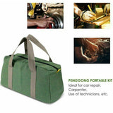 Waterproof Canvas Tool Bag S/M/L Portable Heavy Duty Storage