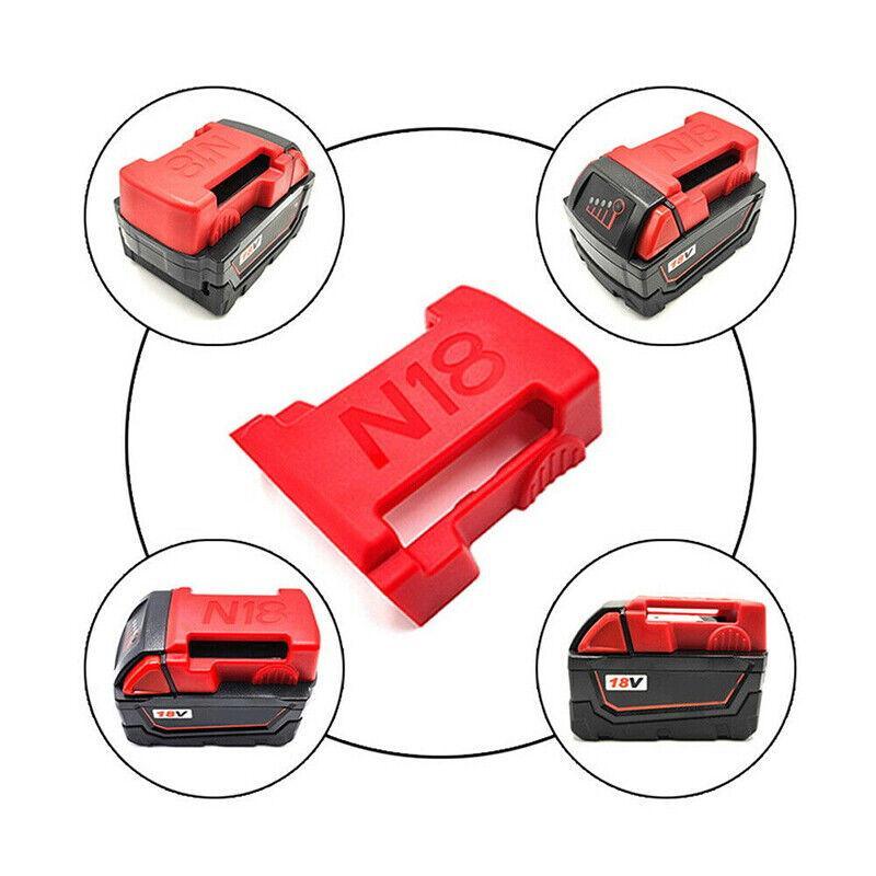 5Pcs Milwaukee M18 18V Battery Mount Holder Stand Organizer
