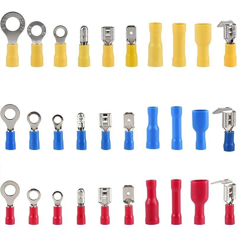 720PCS Assorted Crimp Terminals Electrical Wire Connector Kit Set