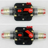 20–150A Waterproof Circuit Breaker Manual Reset 12V/24V