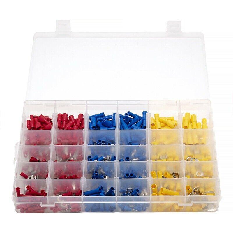 720PCS Assorted Crimp Terminals Electrical Wire Connector Kit Set