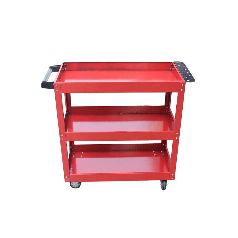 3 Tier Steel Tool Trolley Workshop Rolling Cart with Handle