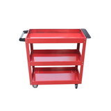 3 Tier Steel Tool Trolley Workshop Rolling Cart with Handle
