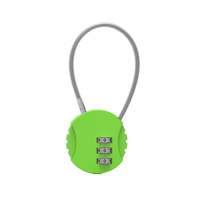 Combination Lock Padlock 3 Digit Security 1PC for Bike Shelves