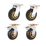 4pcs 6 Inch Heavy Duty Swivel Caster Wheels 1000KG Load with Brakes