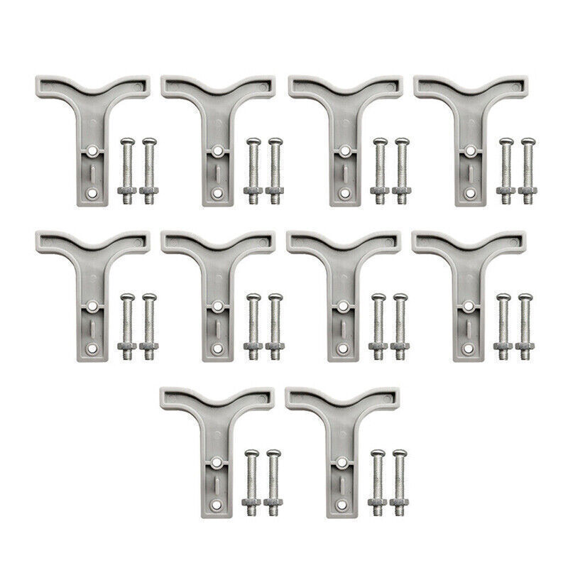 10PCS Grey T Bar Handle for Anderson Style Plug Connectors 50AMP 12-24V
