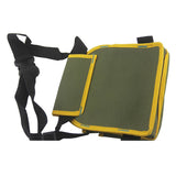 Electrician Waist Tool Bag Canvas Pouch with Multiple Pockets for Warehouse Use