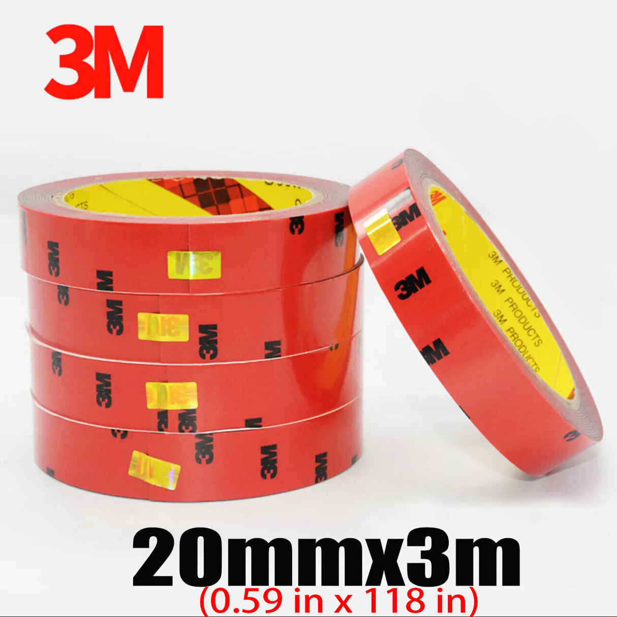 Vehicle 3M Double Sided Super Sticky Strong Adhesive Roll Tape