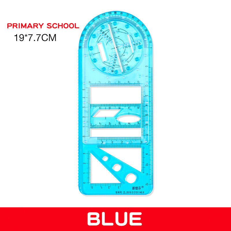 Multifunctional Geometric Ruler Mathematics Drawing Tools