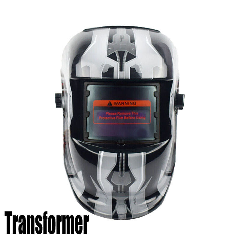 Auto Darkening Solar Welding Helmet Mask Arc Tig Mig Skull Welder