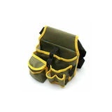 Electrician Waist Tool Bag Canvas Pouch with Multiple Pockets for Warehouse Use
