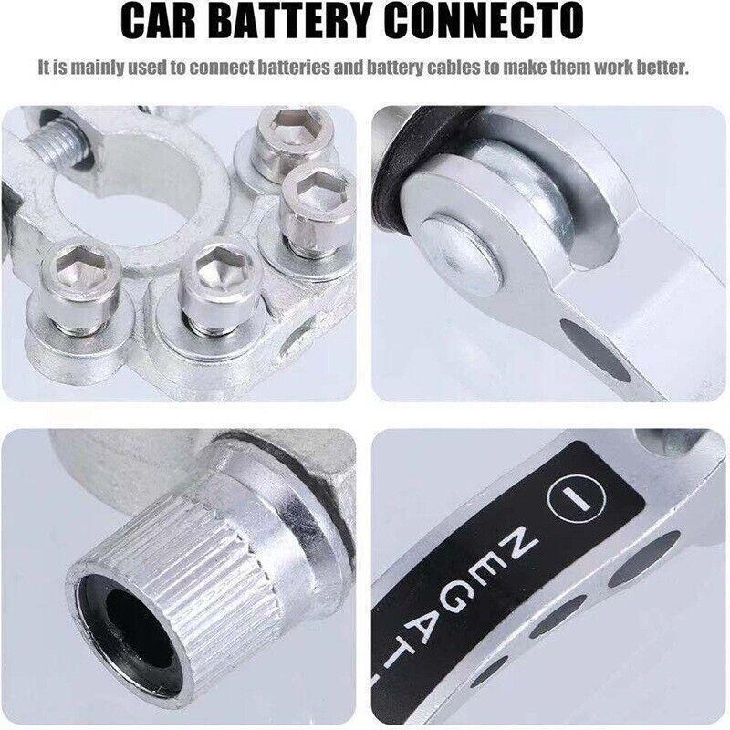 2x 12V 4Way Car Battery Terminal Connectors Clamp