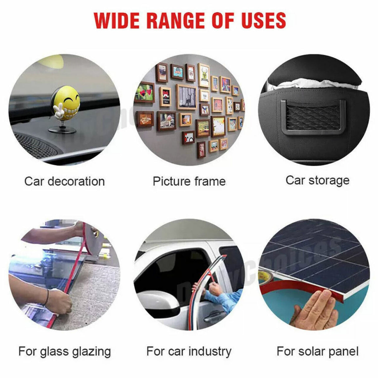 Vehicle 3M Double Sided Super Sticky Strong Adhesive Roll Tape