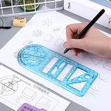 Multifunctional Geometric Ruler Mathematics Drawing Tools