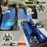 2x 12V 4Way Car Battery Terminal Connectors Clamp
