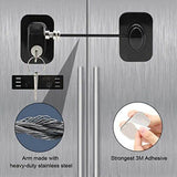 Refrigerator Lock with Keys Safety Cabinet Drawer Door Window Latch