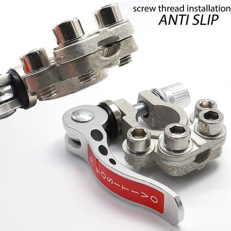 2x 12V 4Way Car Battery Terminal Connectors Clamp