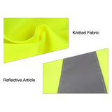 Safety Vest Reflective Tape Yellow Orange Day Workware Night High Visibility