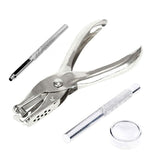 Leather Rivets Tool Metal Stud Set Double Cap Belt Repair DIY Kit