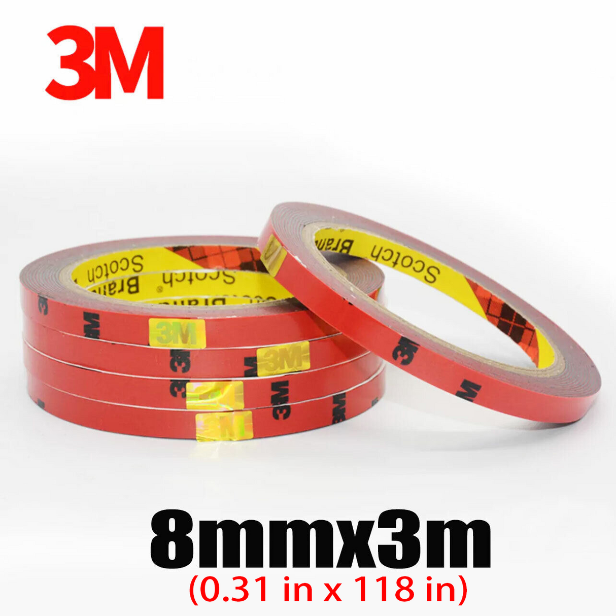 Vehicle 3M Double Sided Super Sticky Strong Adhesive Roll Tape