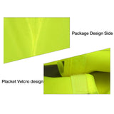 Safety Vest Reflective Tape Yellow Orange Day Workware Night High Visibility