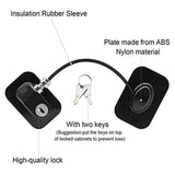 Refrigerator Lock with Keys Safety Cabinet Drawer Door Window Latch