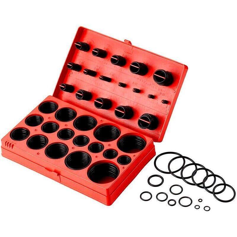 419PCS Rubber O-Ring Kit Metric Grommet Seal Assortment for Plumbing Garage