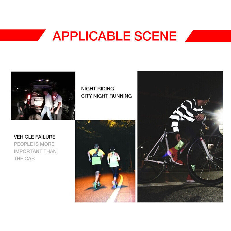 Safety Vest Reflective Tape Yellow Orange Day Workware Night High Visibility