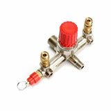 90-120PSI Air Compressor Pressure Switch Valve Manifold Regulator Gauges