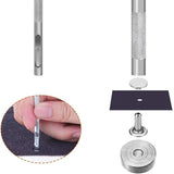 Leather Rivets Tool Metal Stud Set Double Cap Belt Repair DIY Kit