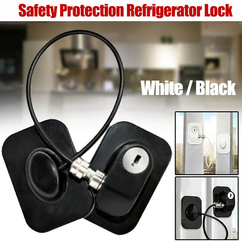 Refrigerator Lock with Keys Safety Cabinet Drawer Door Window Latch