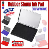 Non-Toxic Ink Pad for Rubber Stamps Fingerprint Craft Office Use
