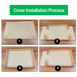 File Paper Storage Box Organizer 5PCS Office Sundries Holder