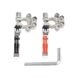 2x 12V 4Way Car Battery Terminal Connectors Clamp